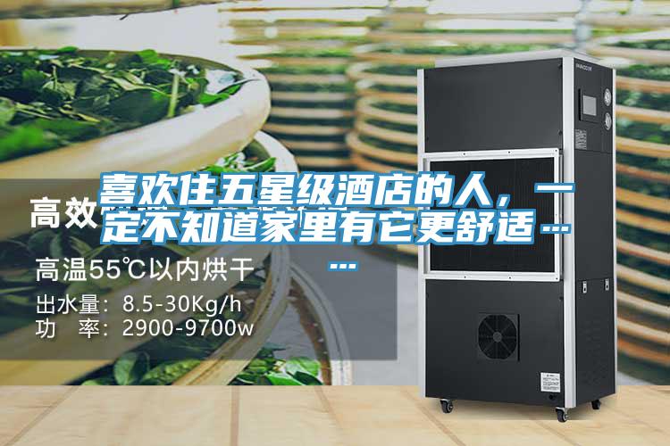 喜歡住五星級(jí)酒店的人,一定不知道家里有它更舒適……