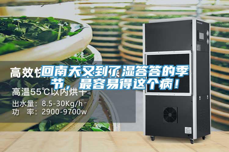 回南天又到了濕答答的季節,最容易得這個病!