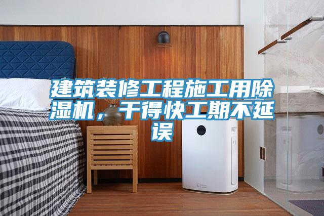 建筑裝修工程施工用除濕機,干得快工期不延誤