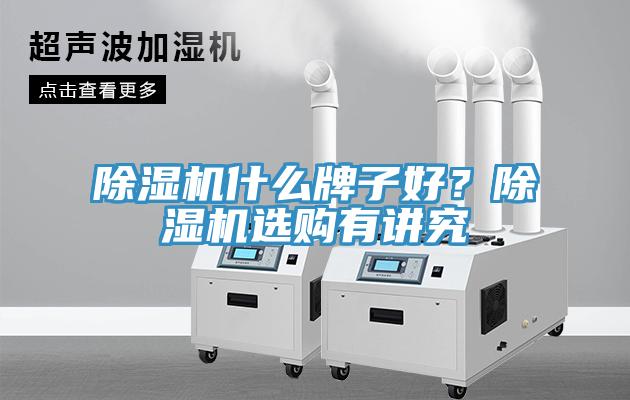 除濕機什么牌子好？除濕機選購有講究