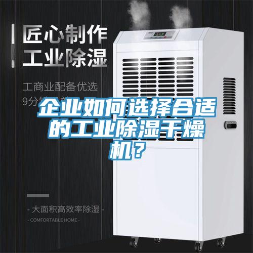 企業如何選擇合適的工業除濕干燥機？