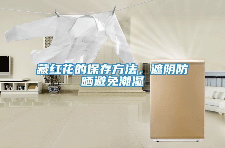 藏紅花的保存方法，遮陰防曬避免潮濕