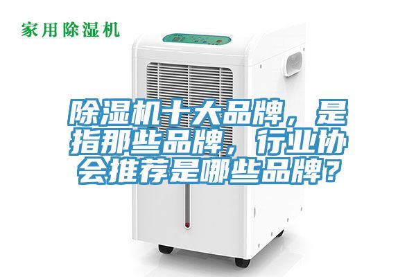 除濕機(jī)十大品牌，是指那些品牌，行業(yè)協(xié)會(huì)推薦是哪些品牌？