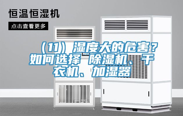 （11）濕度大的危害？如何選擇 除濕機、干衣機、加濕器